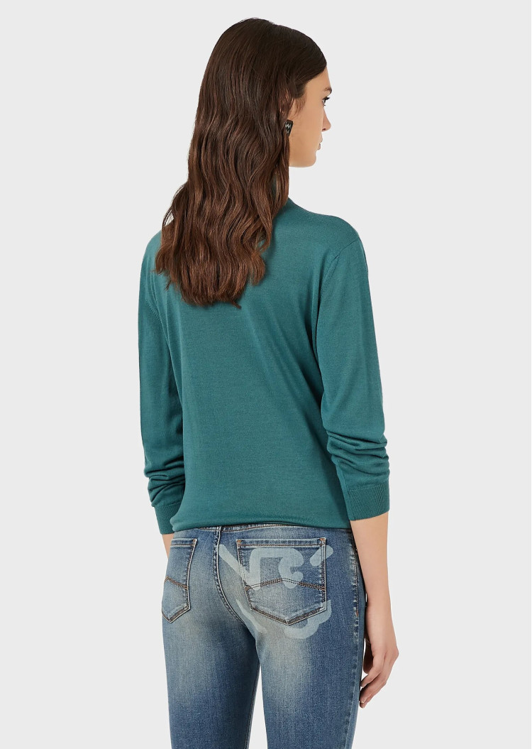 Гольф Regular fit для женщин (470002), цвет Зеленый - №3