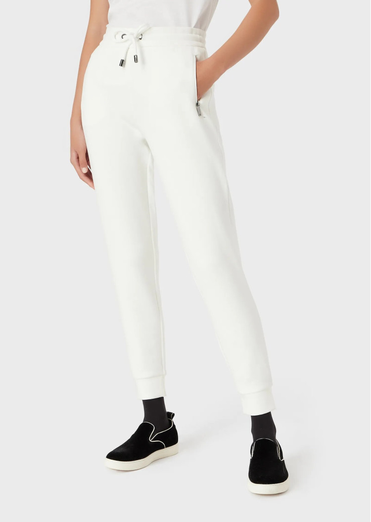 Брюки джерси Regular fit для женщин (470005), цвет Молочный - №2