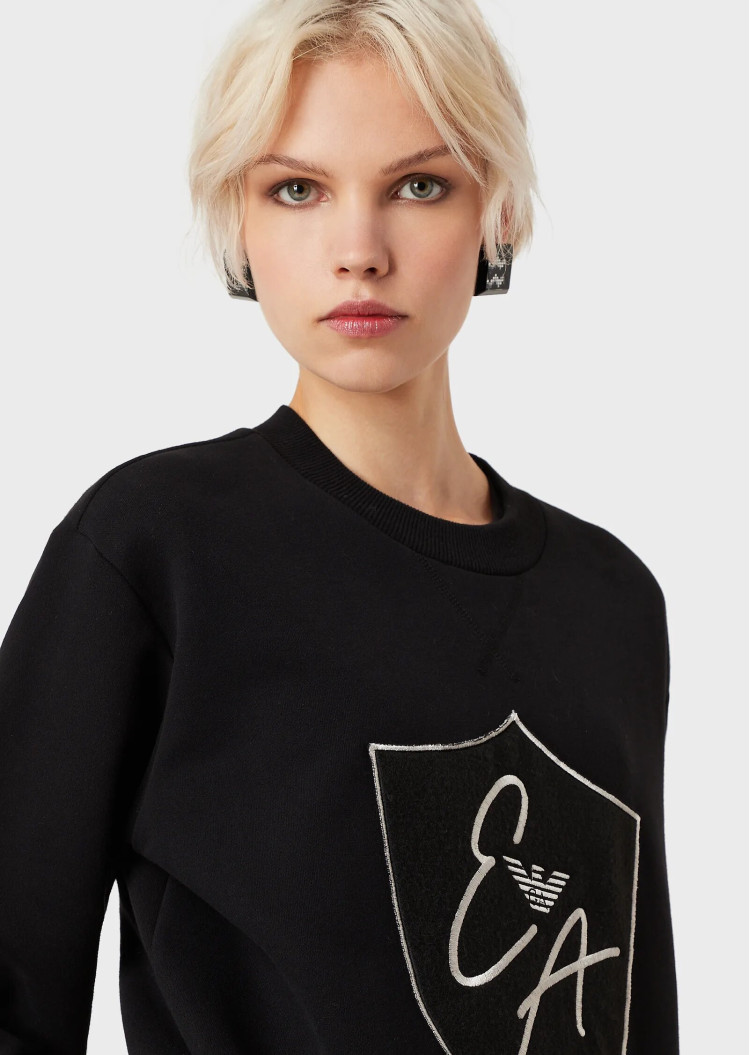 Толстовка Regular Fit для женщин (470008), цвет Черный - №6