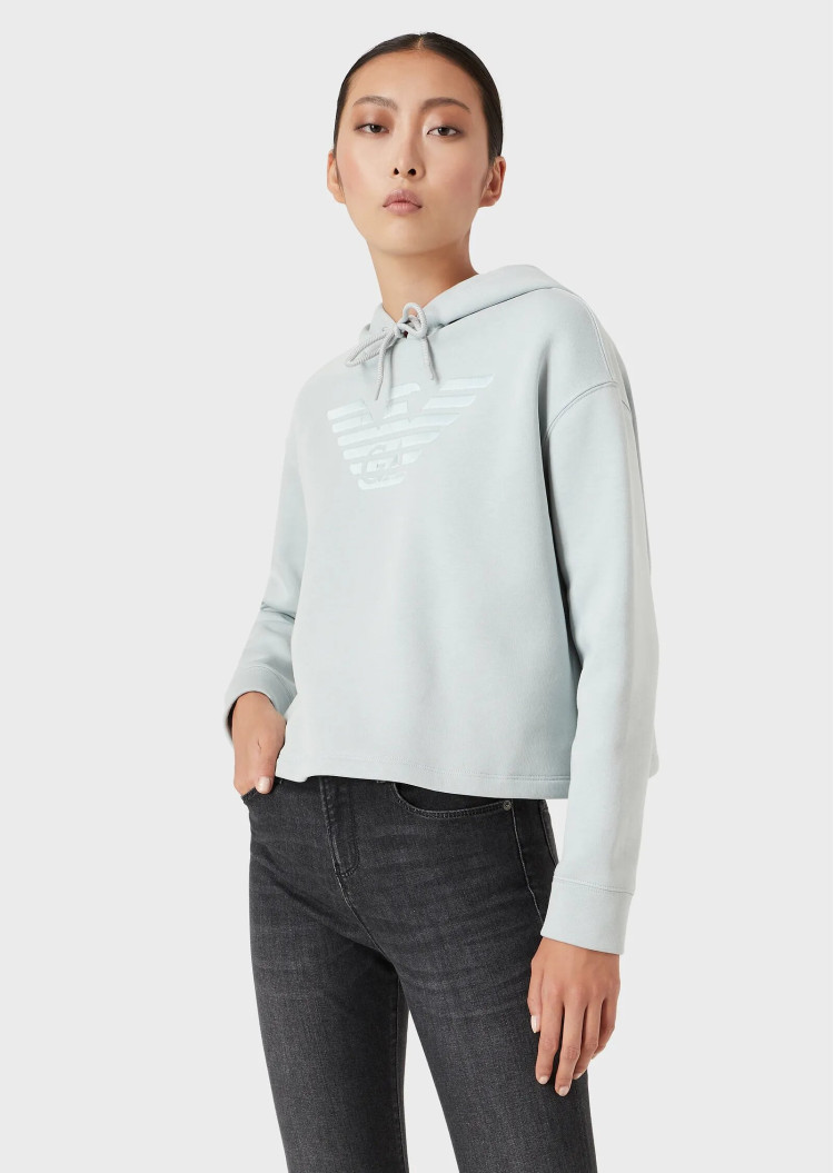 Толстовка Relaxed fit для женщин (470009), цвет Зеленый - №2