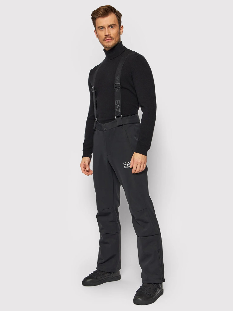 Лыжные брюки Slim fit Средняя для мужчин (470069), цвет Черный - №2