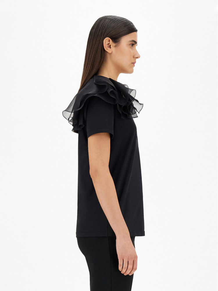 Футболка Regular fit для жінок (470273), колір Чорний - №4