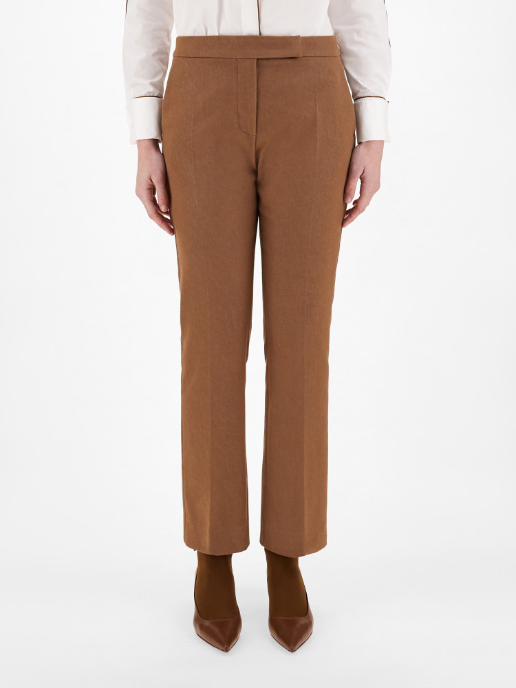Брюки костюмные Slim fit для женщин (470281), цвет Коричневый - №3