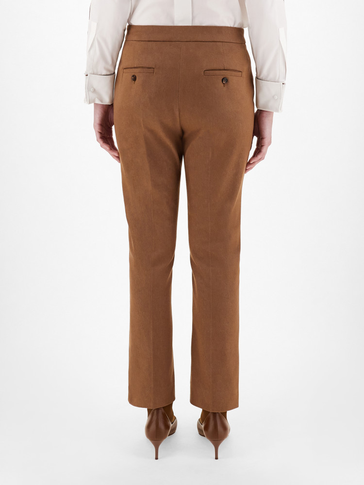 Брюки костюмные Slim fit для женщин (470281), цвет Коричневый - №4