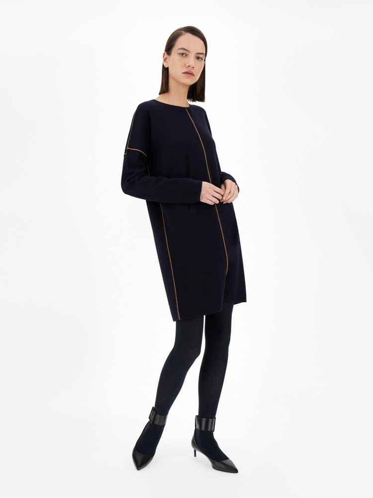 Сукні міні Regular fit для жінок (470282), колір Синій - №5