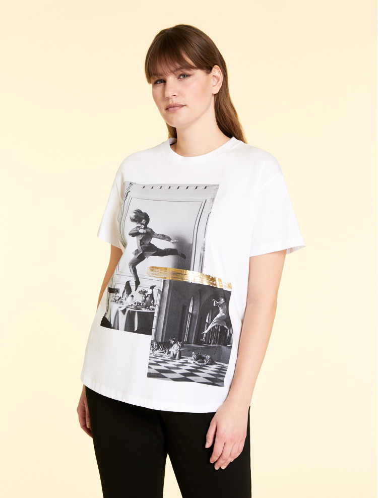 Футболка Regular fit для жінок (470371), колір Білий - №1