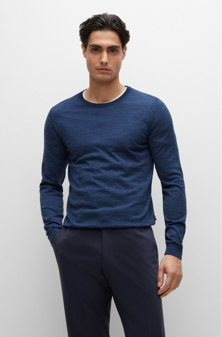 Джемпер Slim Fit для чоловіків (473836), колір Синій - №2