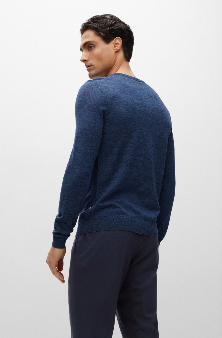 Джемпер Slim Fit для чоловіків (473836), колір Синій - №4