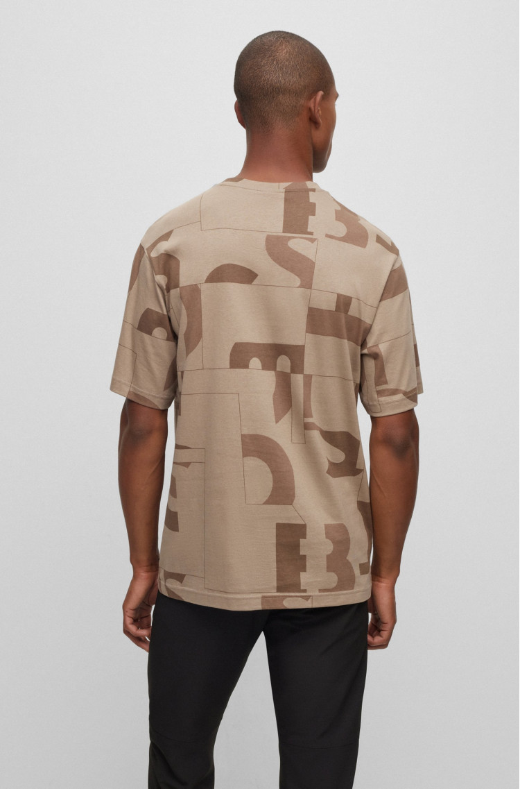 Футболка Relaxed fit для чоловіків (473879), колір Коричневий - №4