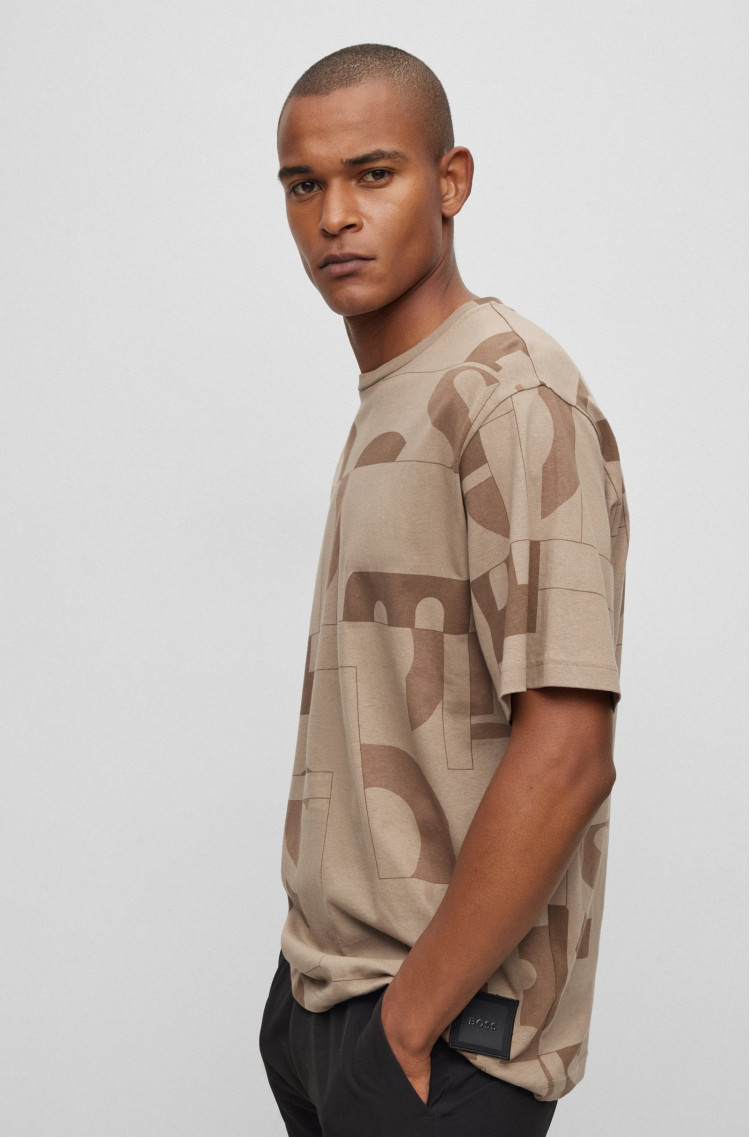 Футболка Relaxed fit для чоловіків (473879), колір Коричневий - №5