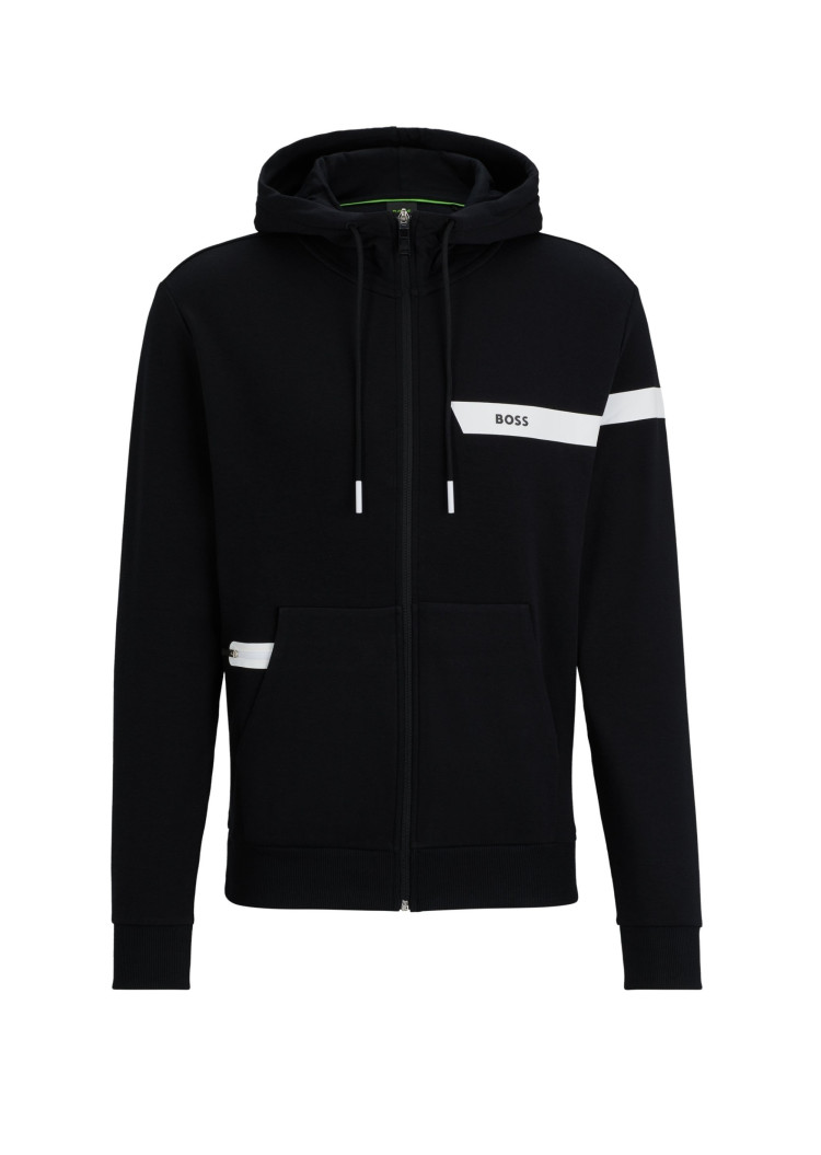 Спортивна кофта Slim fit для чоловіків (473884), колір Чорний - №1