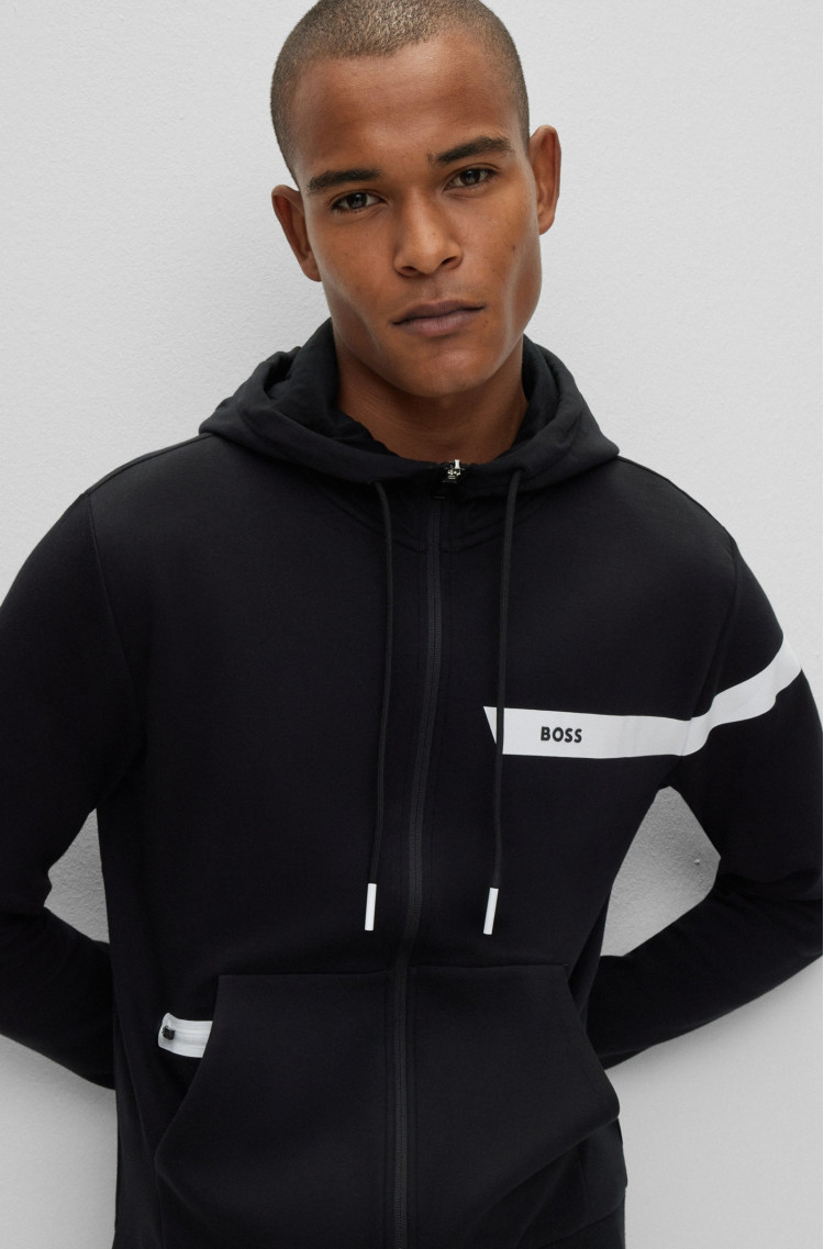 Спортивна кофта Slim fit для чоловіків (473884), колір Чорний - №5