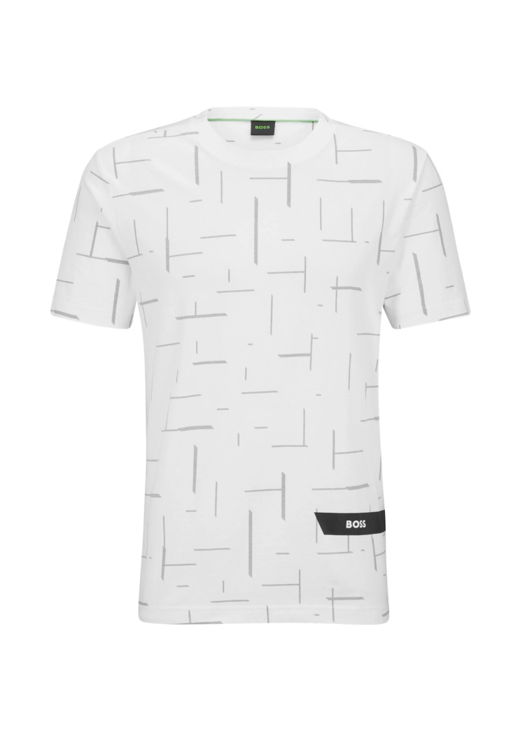 Футболка Slim fit для чоловіків (473892), колір Білий - №1
