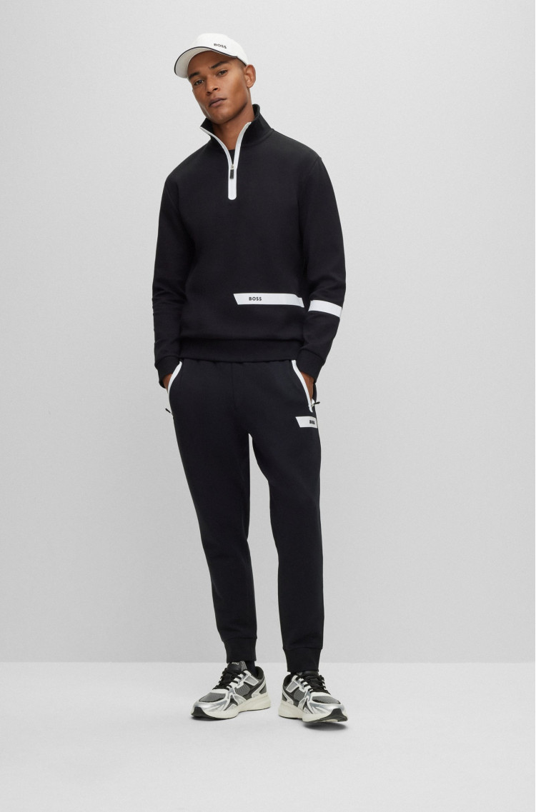 Спортивні брюки Slim fit Висока для чоловіків (473893), колір Чорний - №2