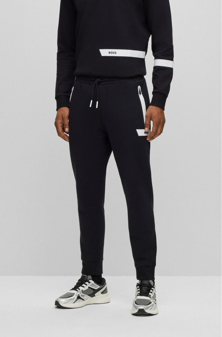 Спортивні брюки Slim fit Висока для чоловіків (473893), колір Чорний - №3