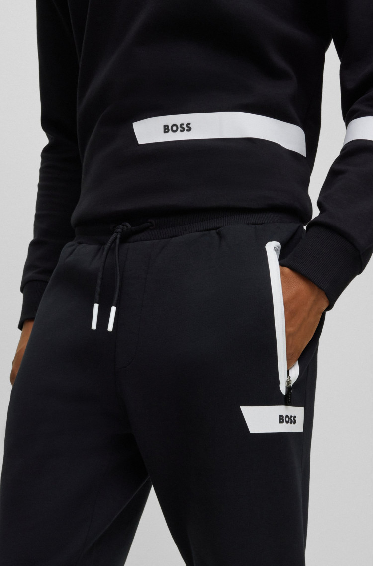 Спортивні брюки Slim fit Висока для чоловіків (473893), колір Чорний - №5