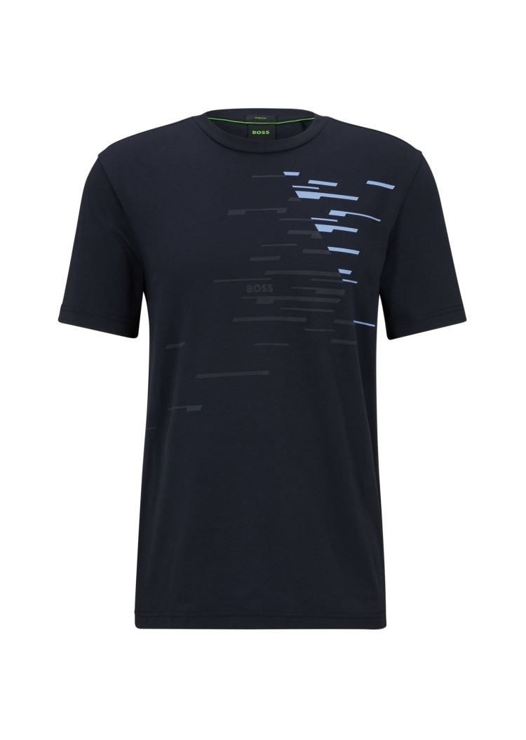 Футболка Regular fit для чоловіків (473896), колір Синій - №1