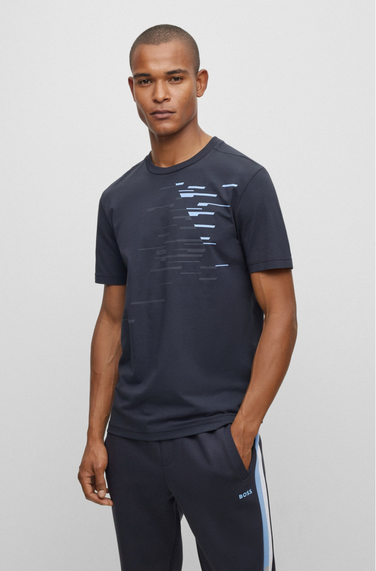 Футболка Regular fit для чоловіків (473896), колір Синій - №2
