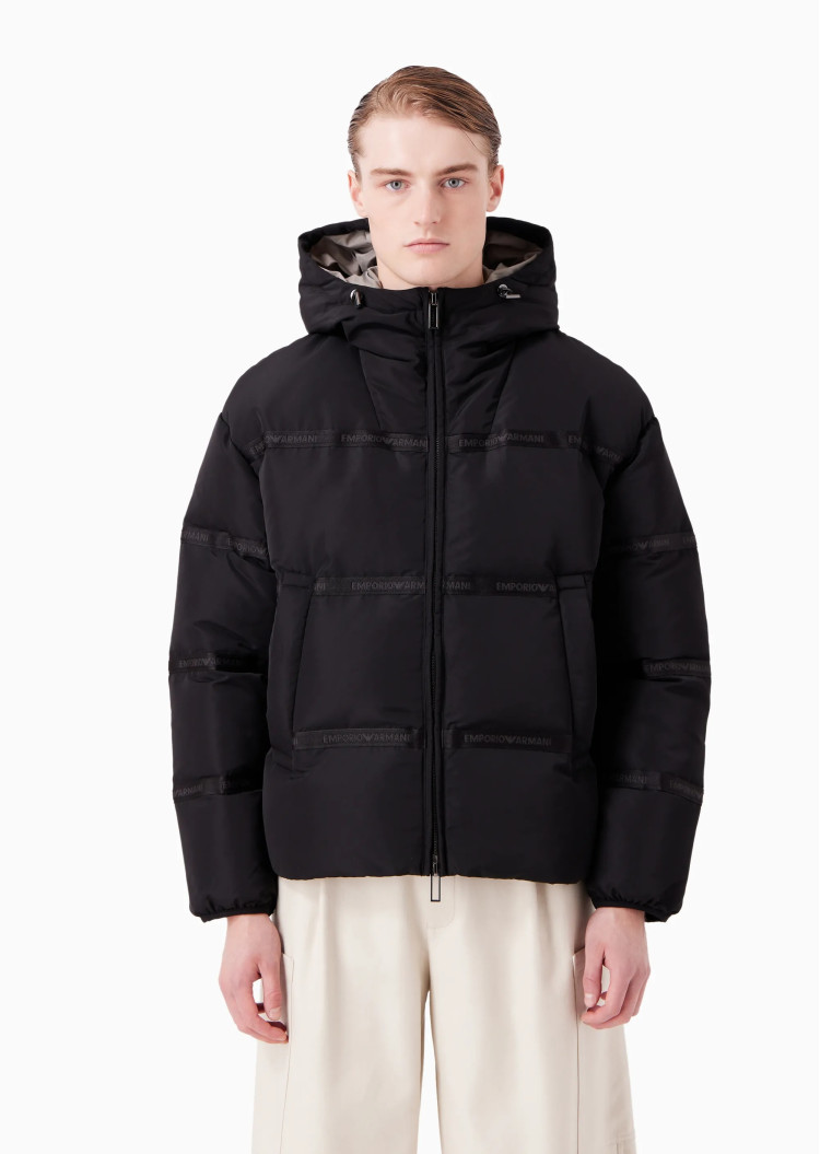 Пуховик Relaxed fit для чоловіків (473921), колір Чорний - №3