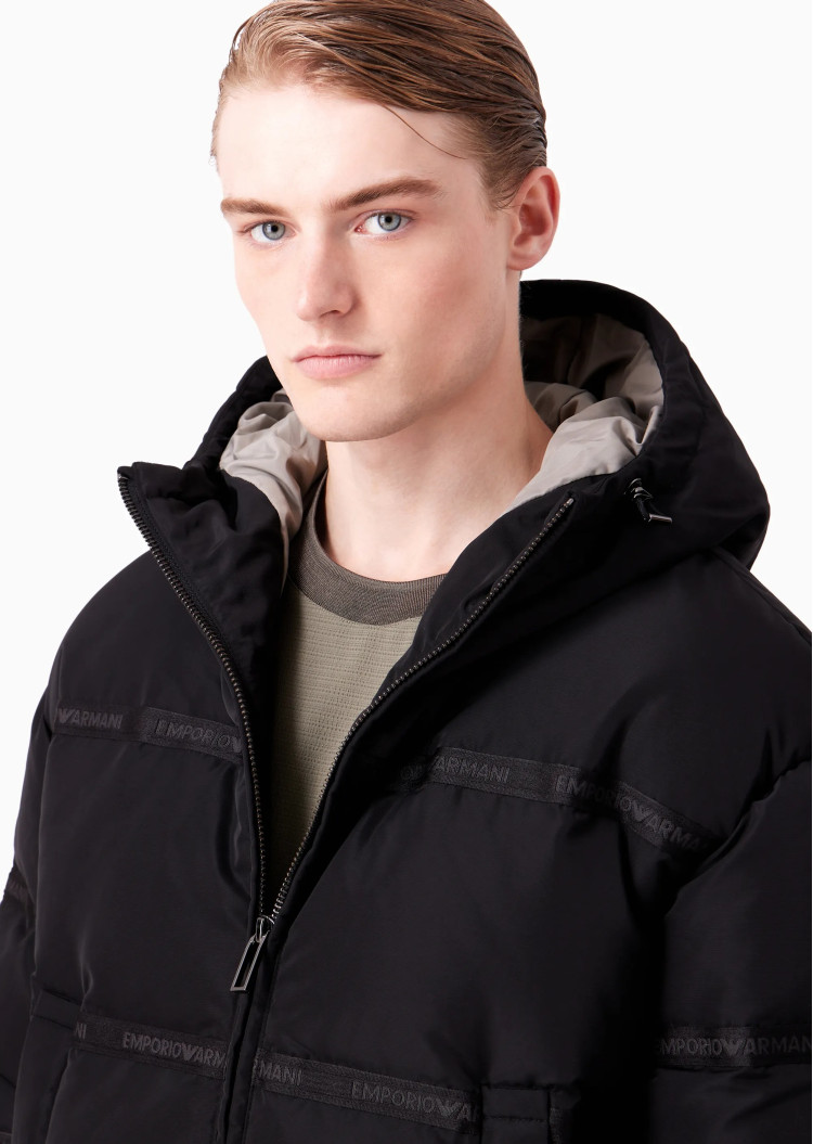 Пуховик Relaxed fit для чоловіків (473921), колір Чорний - №5