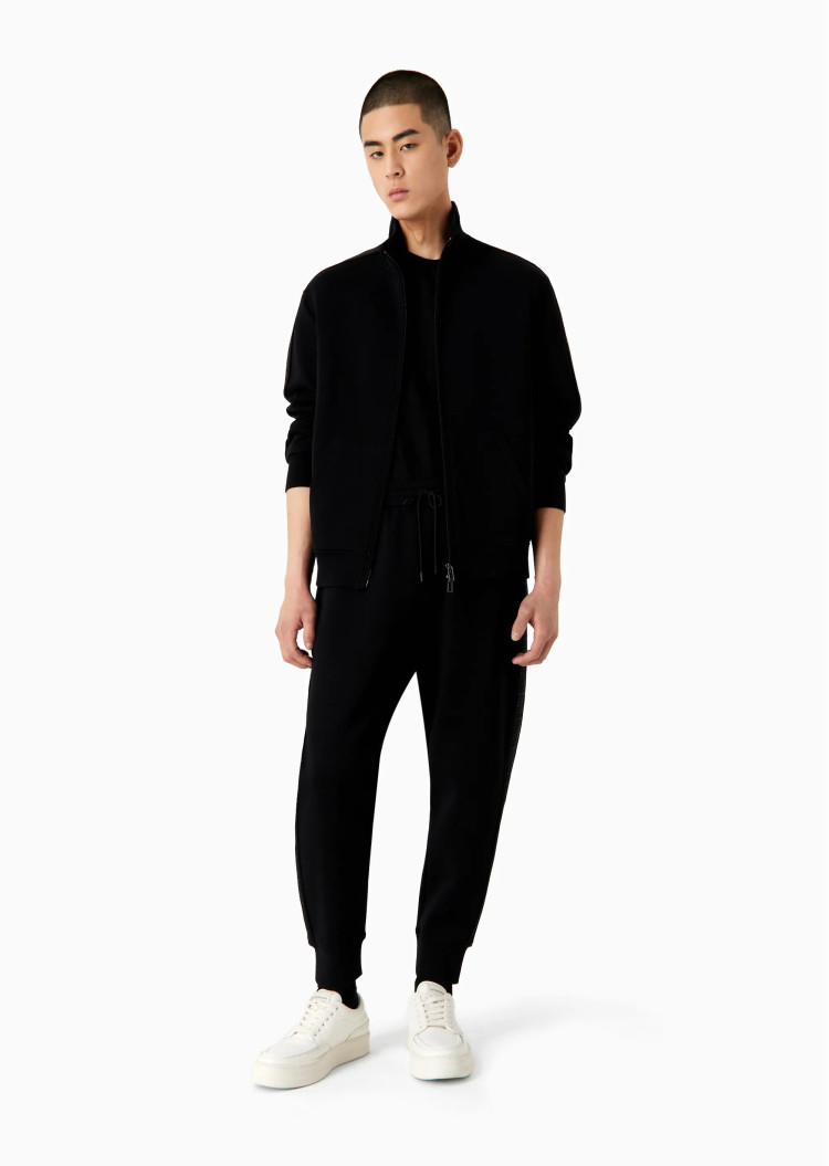 Брюки джерсі Relaxed fit Висока для чоловіків (473927), колір Чорний - №2