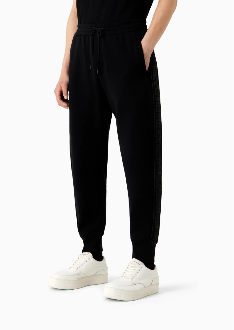 Брюки джерсі Relaxed fit Висока для чоловіків (473927), колір Чорний - №3