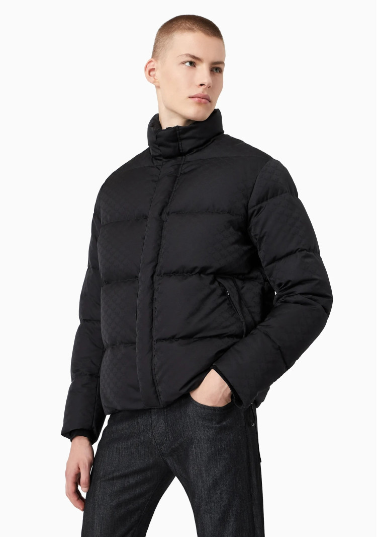 Пуховик Regular Fit для мужчин (473928), цвет Черный - №2