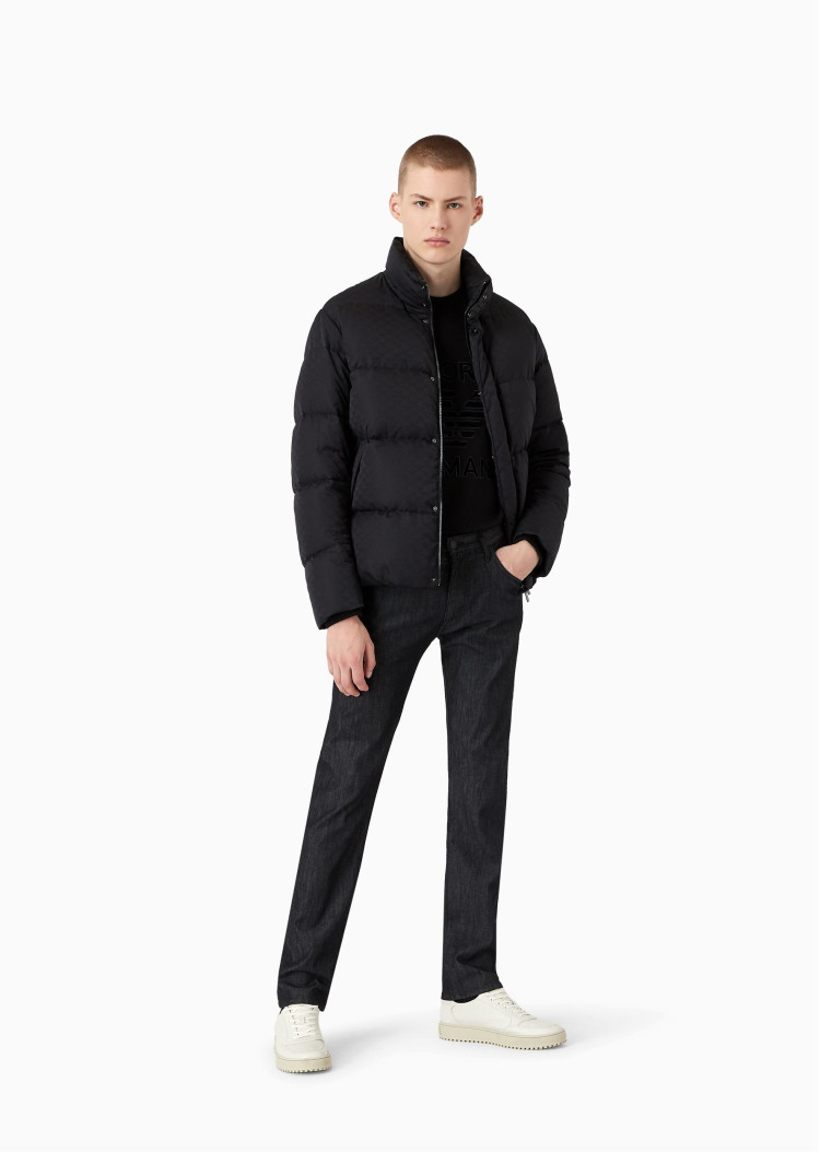 Пуховик Regular Fit для мужчин (473928), цвет Черный - №4