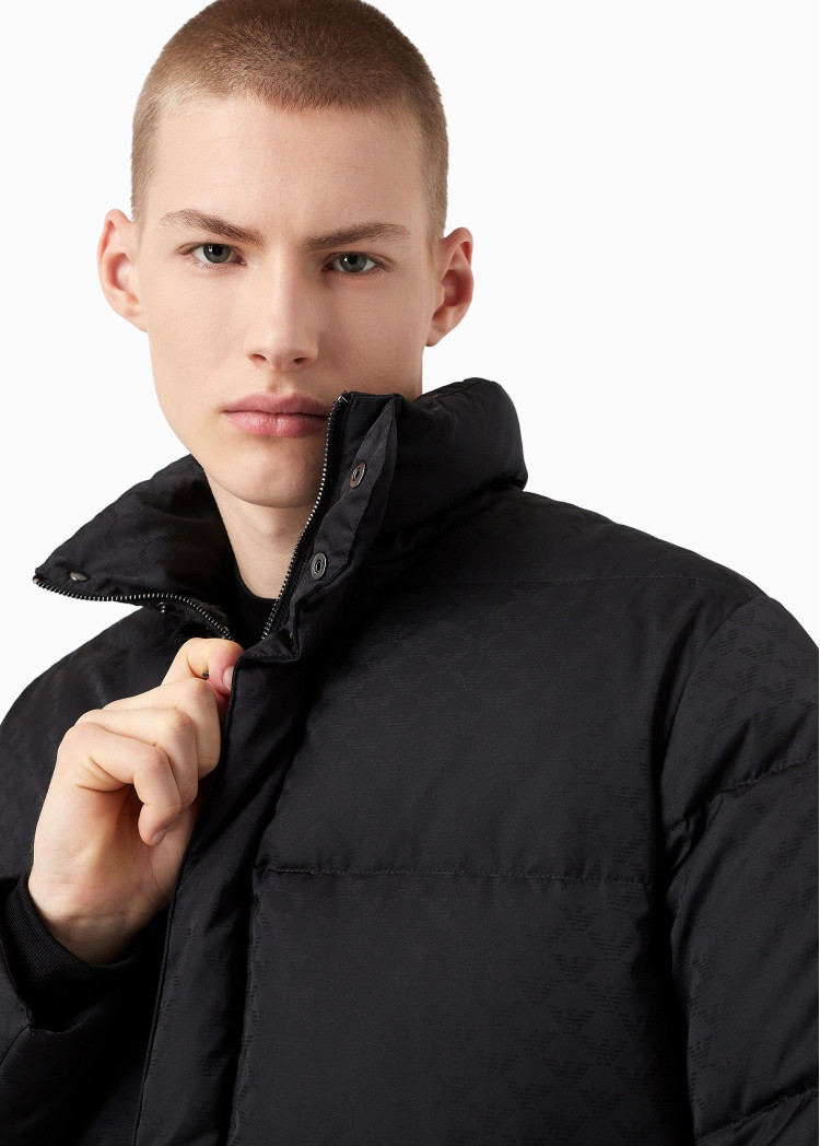 Пуховик Regular Fit для мужчин (473928), цвет Черный - №6