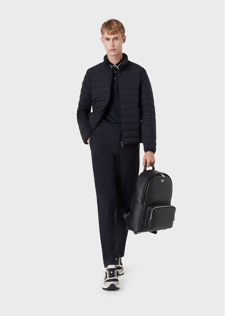 Пуховик тонкий Regular Fit для чоловіків (473932), колір Синій - №2