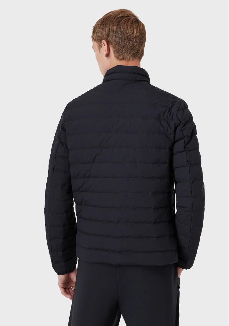 Пуховик тонкий Regular Fit для чоловіків (473932), колір Синій - №3