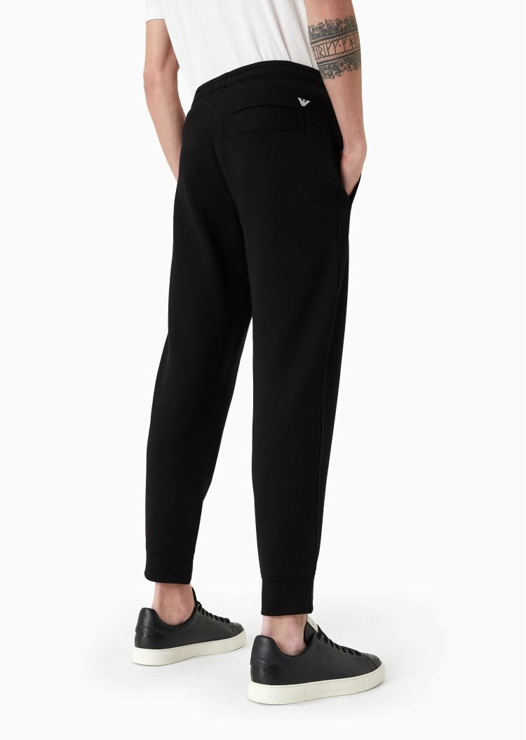 Брюки джерси Regular fit Высокая для мужчин (473950), цвет Черный - №4