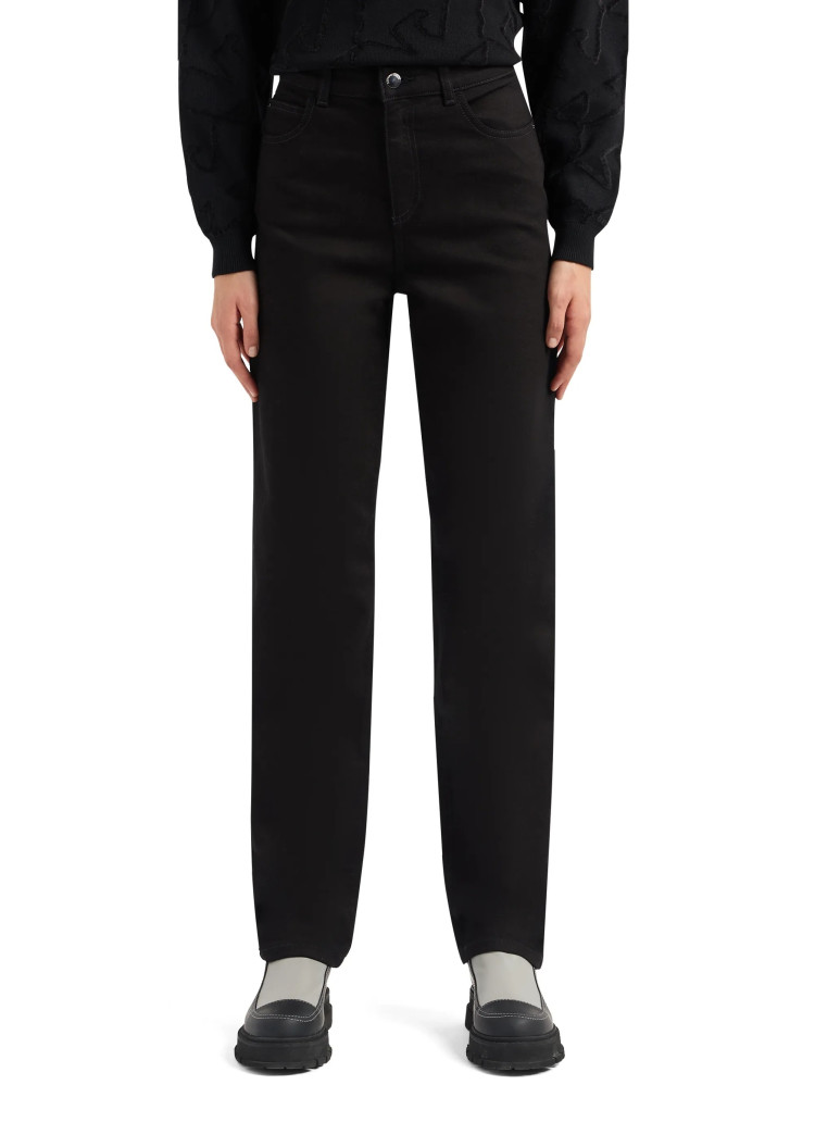 Джинсы Regular Regular fit Средняя для женщин (473992), цвет Черный - №3