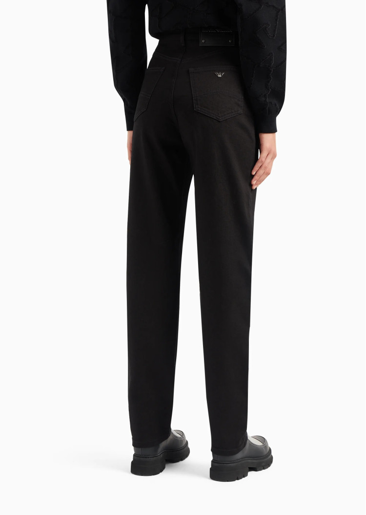 Джинсы Regular Regular fit Средняя для женщин (473992), цвет Черный - №4