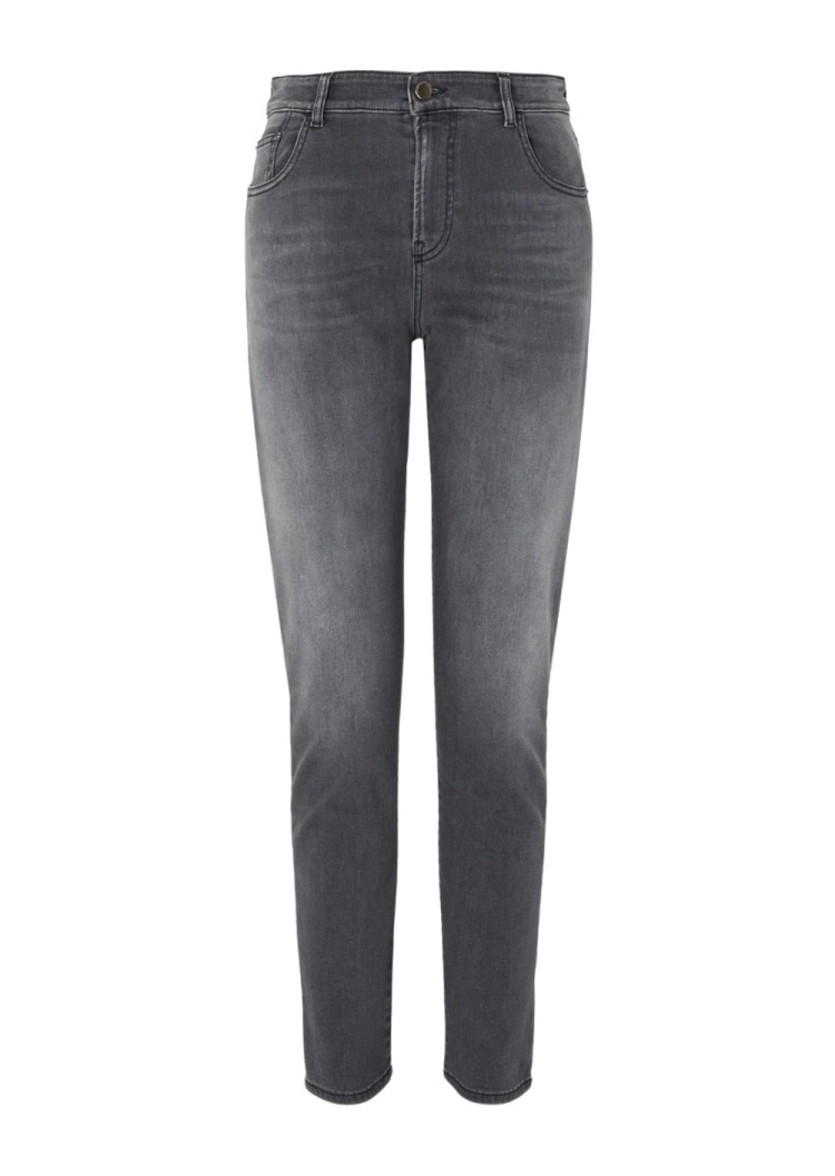 Джинсы Regular Regular fit Низкая для женщин (473994), цвет Серый - №1