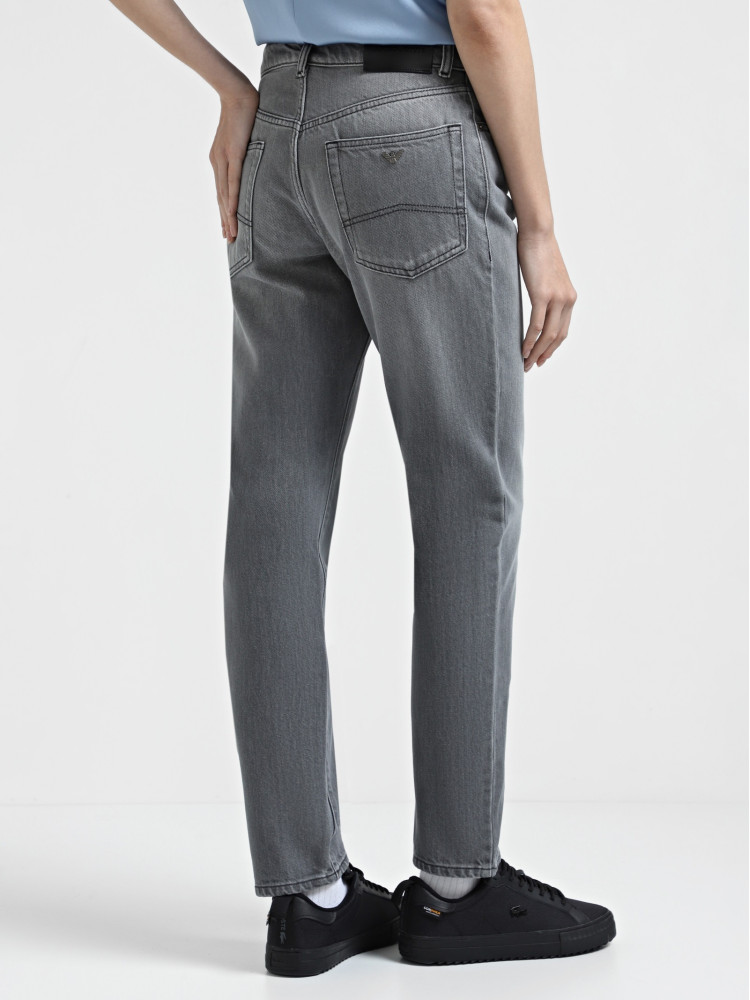 Джинсы Regular Regular fit Низкая для женщин (473994), цвет Серый - №4
