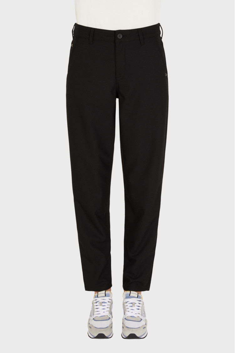 Брюки 5 карманів Relaxed Relaxed fit Висока для жінок (473996), колір Чорний - №3