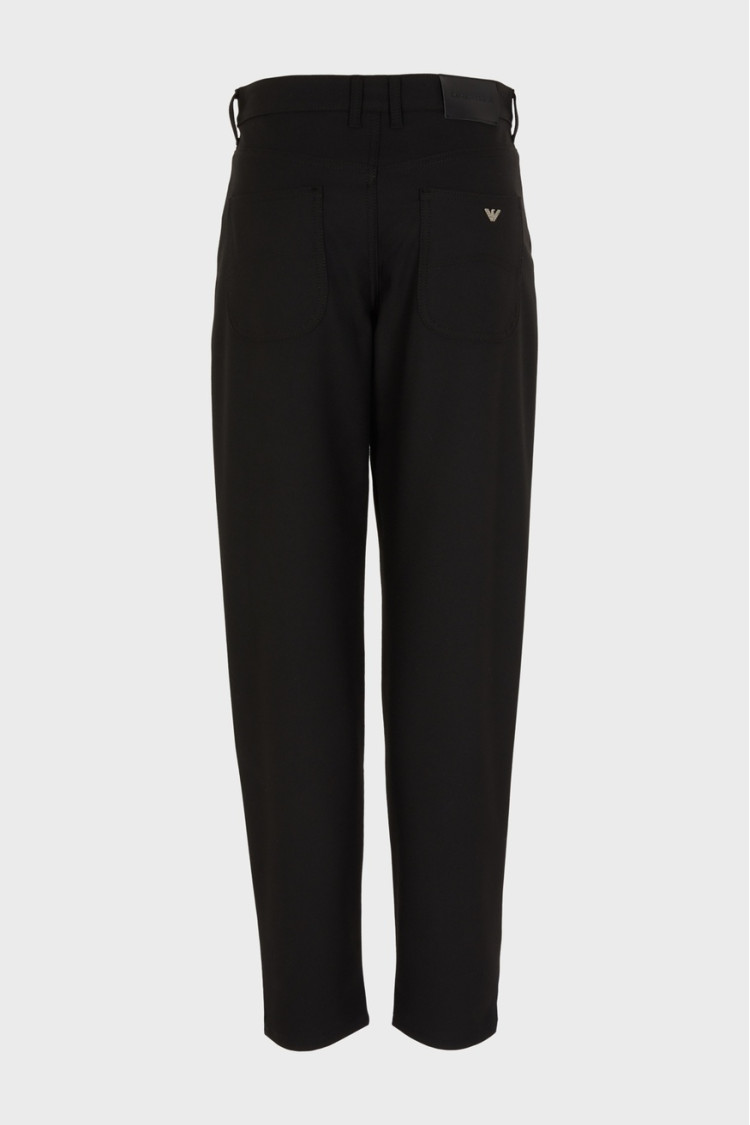 Брюки 5 карманів Relaxed Relaxed fit Висока для жінок (473996), колір Чорний - №5