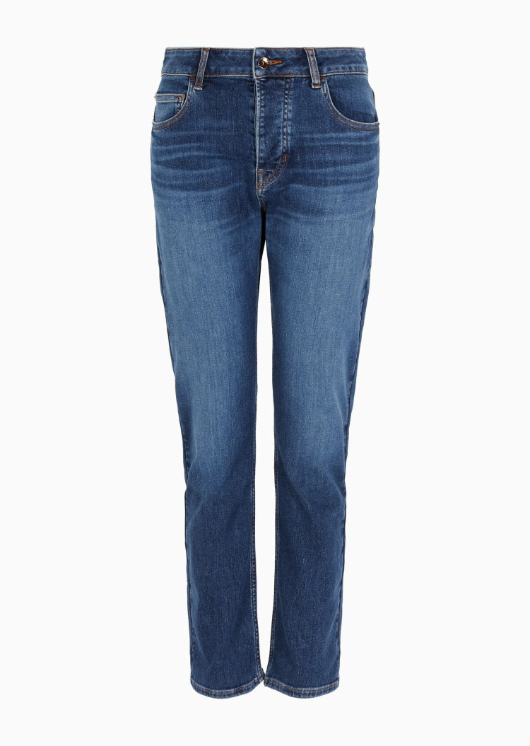 Джинси Regular Regular fit Низька для жінок (473997), колір Синій - №1