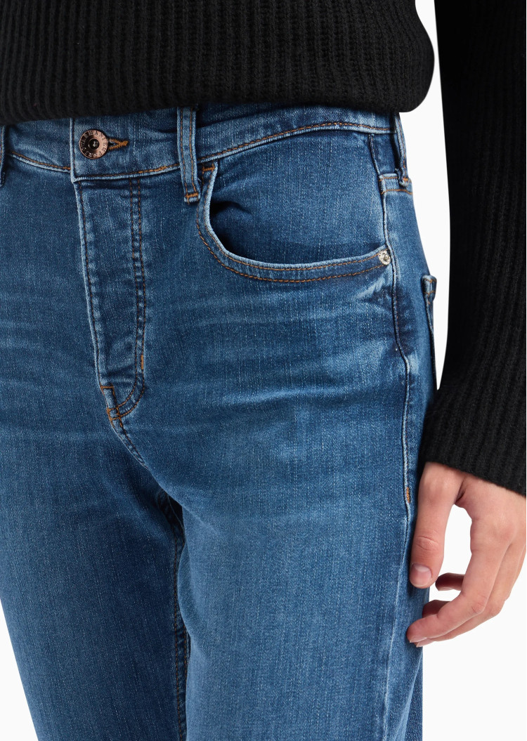 Джинси Regular Regular fit Низька для жінок (473997), колір Синій - №5