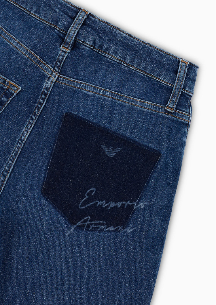 Джинси Regular Regular fit Низька для жінок (473997), колір Синій - №6