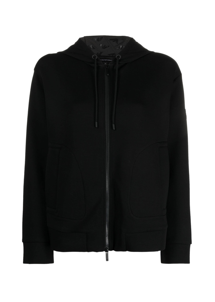 Спортивная кофта Regular fit для женщин (474001), цвет Черный - №1