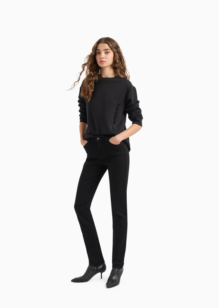 Толстовка Relaxed fit для жінок (474002), колір Чорний - №2