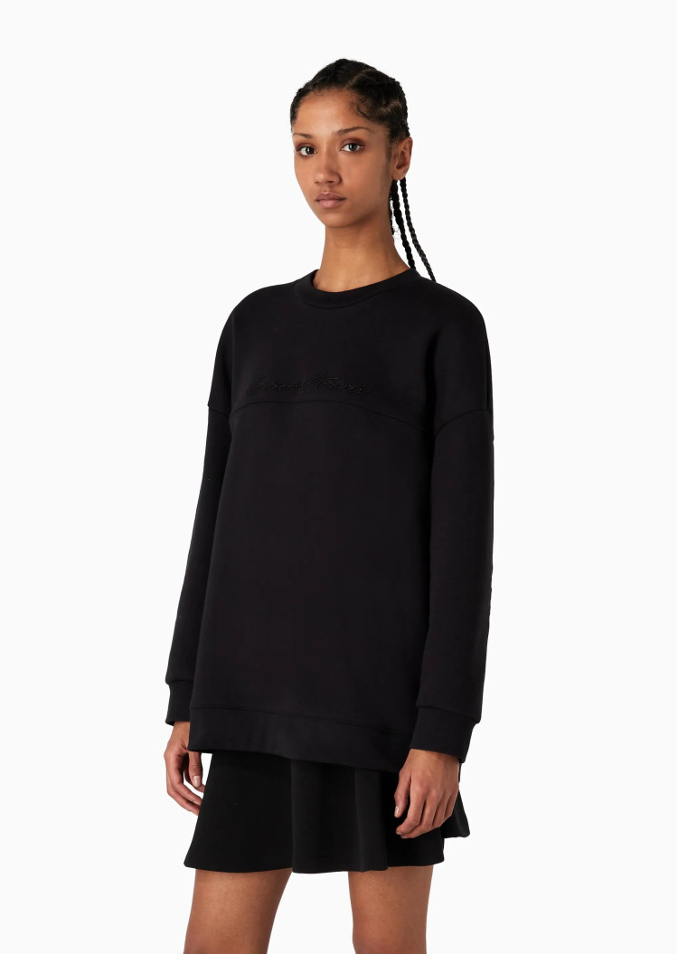 Толстовка Relaxed fit для женщин (474003), цвет Черный - №2