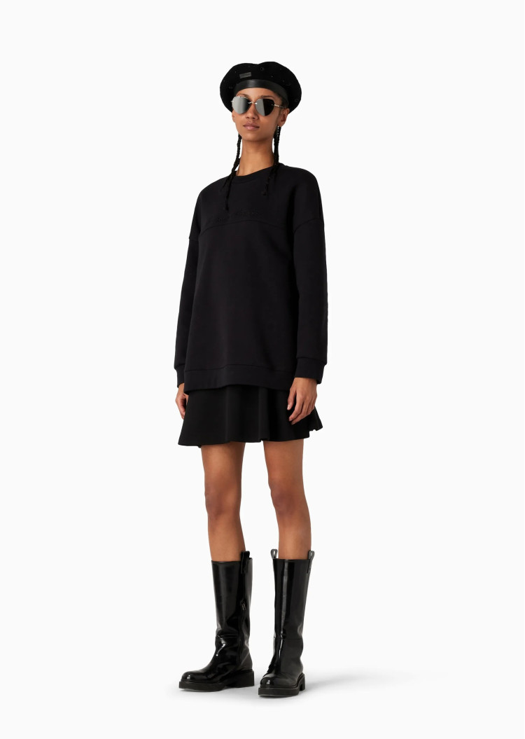 Толстовка Relaxed Fit для жінок (474003), колір Чорний - №4