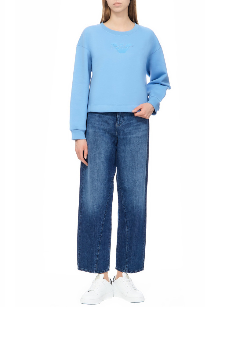 Толстовка Relaxed Fit для женщин (474004), цвет Синий - №3
