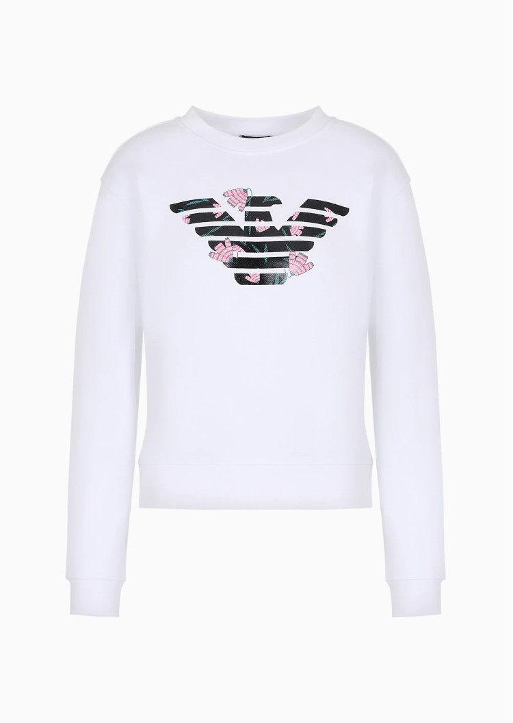 Свитшот Regular fit для женщин (474006), цвет Белый - №1