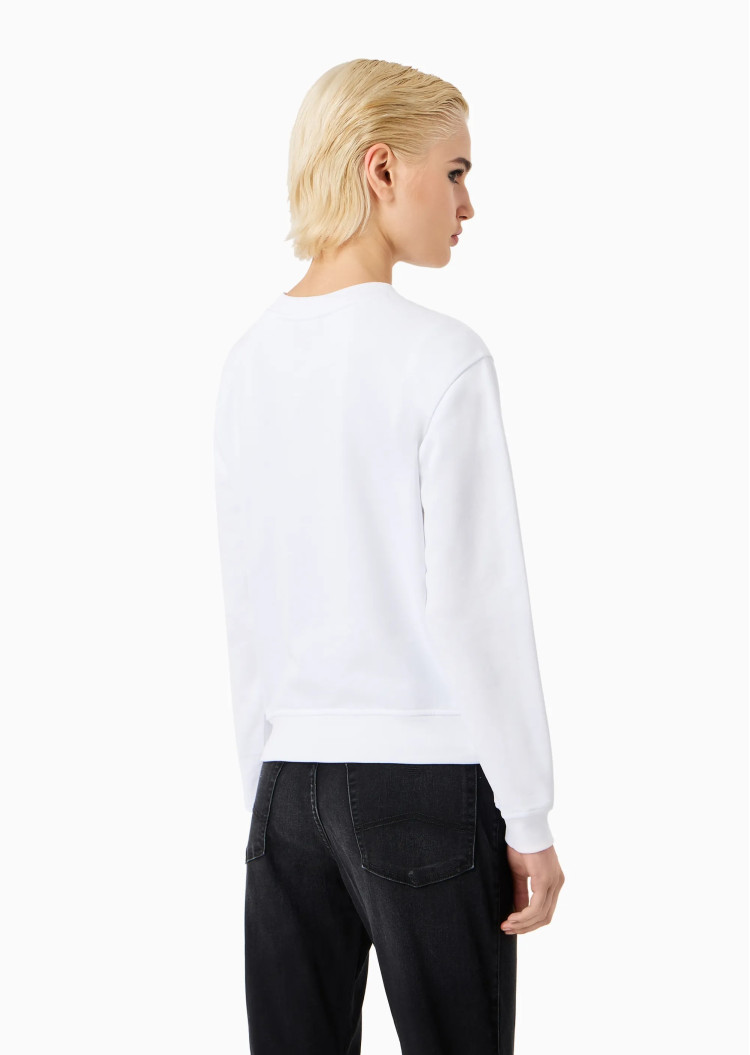Свитшот Regular fit для женщин (474006), цвет Белый - №4