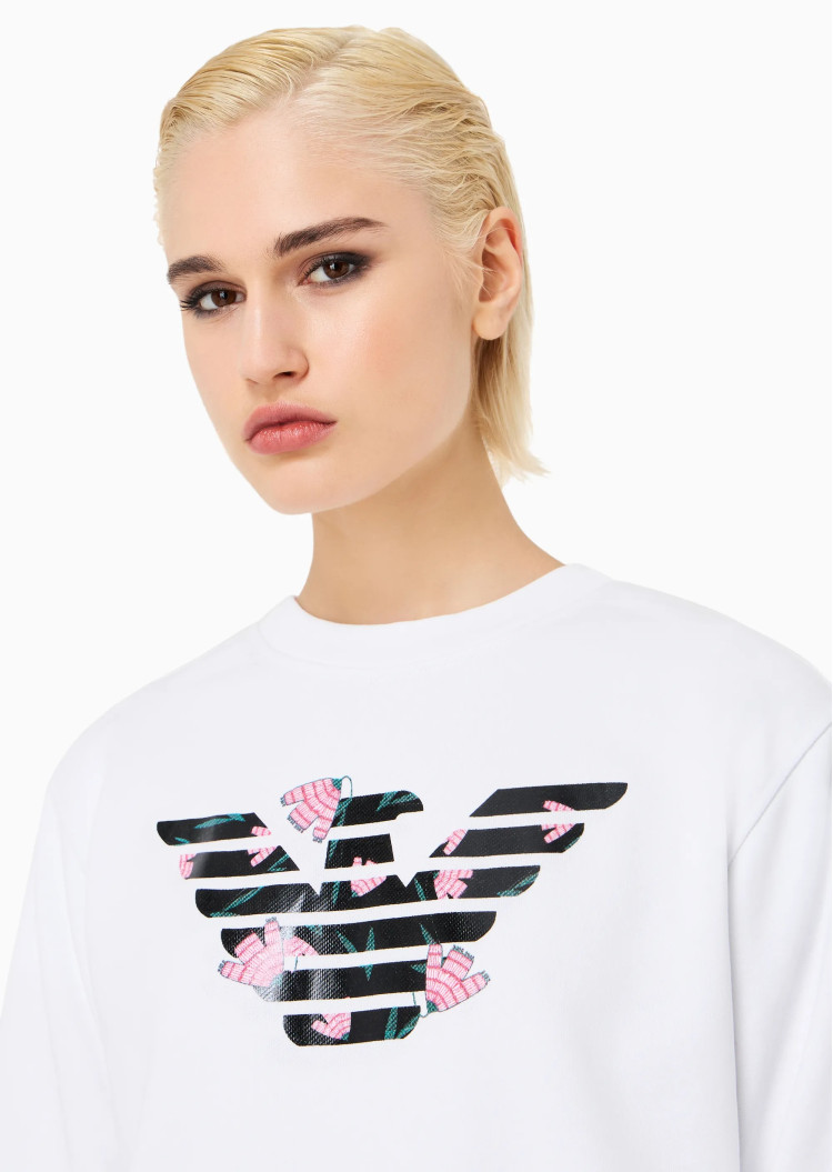 Свитшот Regular fit для женщин (474006), цвет Белый - №5