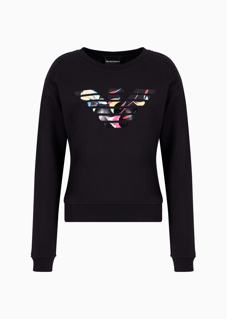 Свитшот Regular fit для женщин (474007), цвет Черный - №1